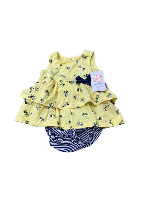 Just One You (D) Yellow Infant Size 3 MO Girls 1PC Casual