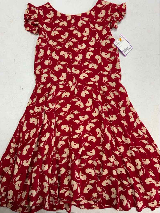 Polo Ralph Lauren (A) Red Youth Size 8 Girls CasualDress