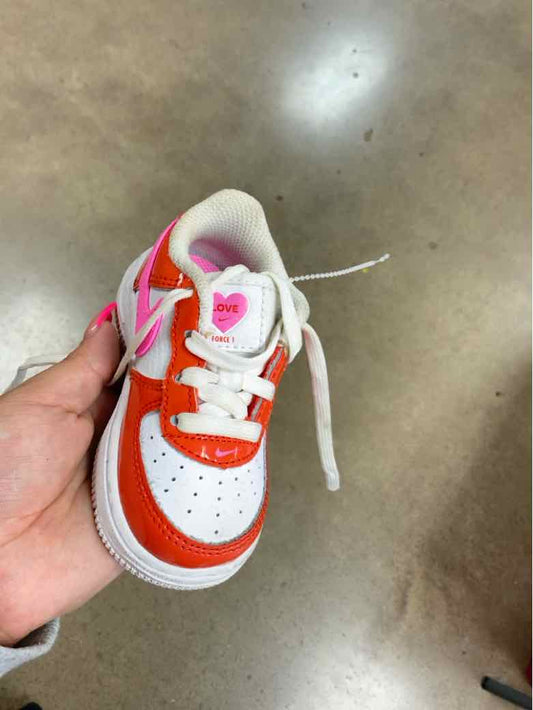 Nike (B) Orange Toddler Shoe Size 5 (Toddler) Girls Casual Shoes