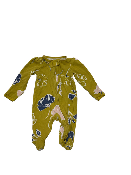 Carters (C) Olive Infant Size NB Girls 1PCSleepwear