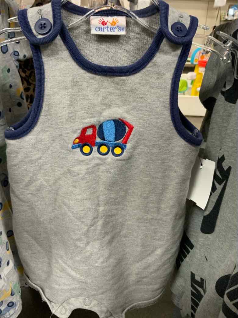 Carters (C) Gray Infant Size 6 MO Boys 1PC Casual