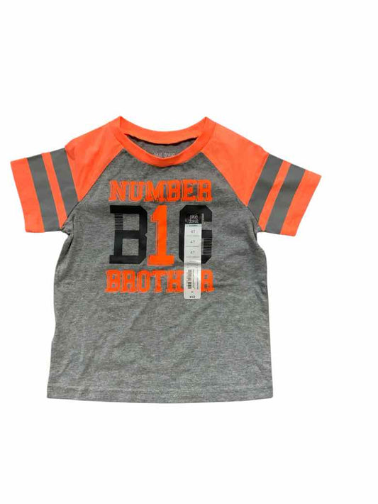Okie Dokie (D) Orange Toddler Size 4T Boys SSTop