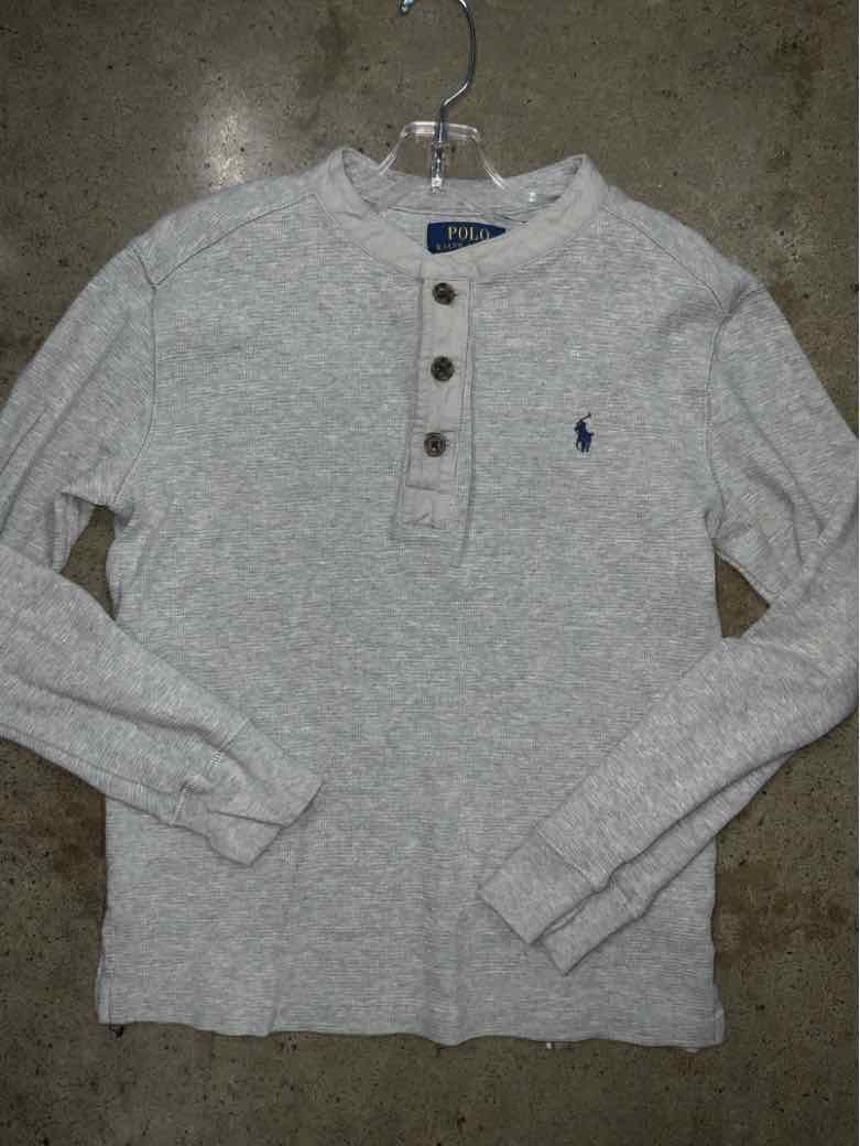 Polo Ralph Lauren (A) Gray Youth Size 12 Boys LSTop