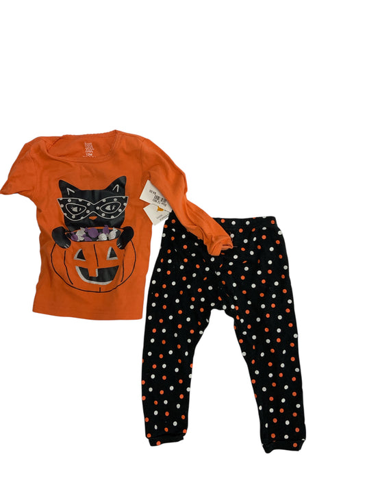 Carters (C) Halloween Infant Size 12 MO Girls 2PCSleepwear