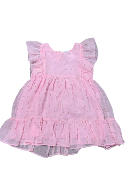 ASH + SARA Pink Youth Size 6 Girls CasualDress