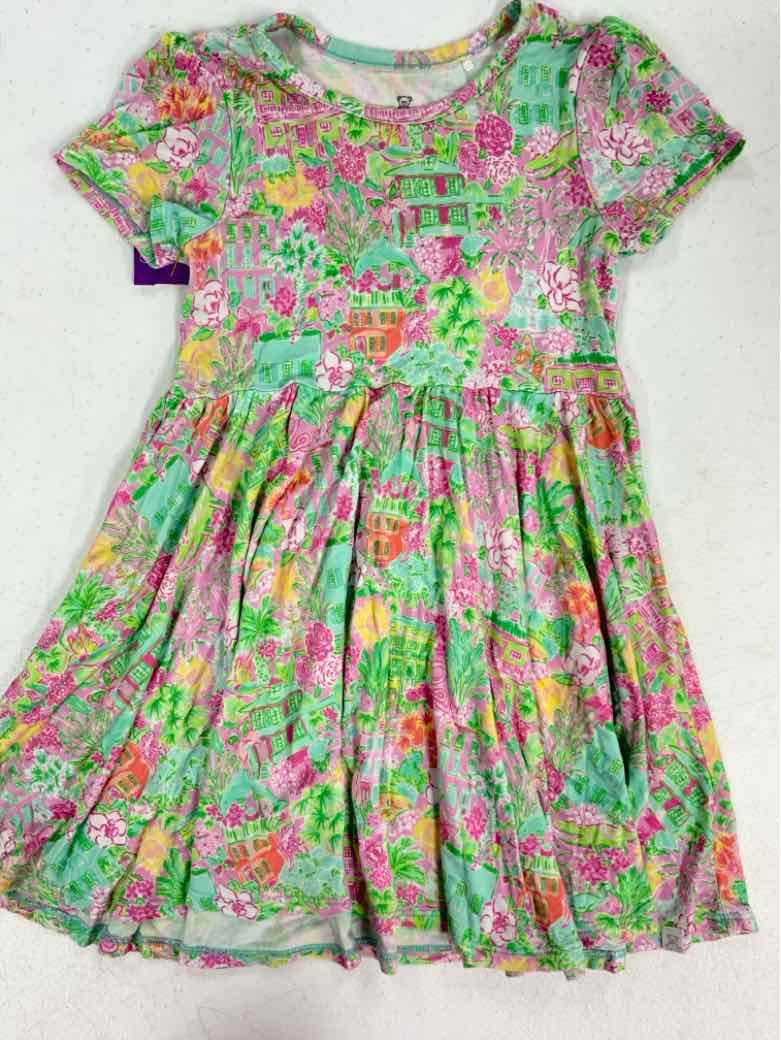 LITTLE SNUGGLE Green Toddler Size 4 Girls CasualDress