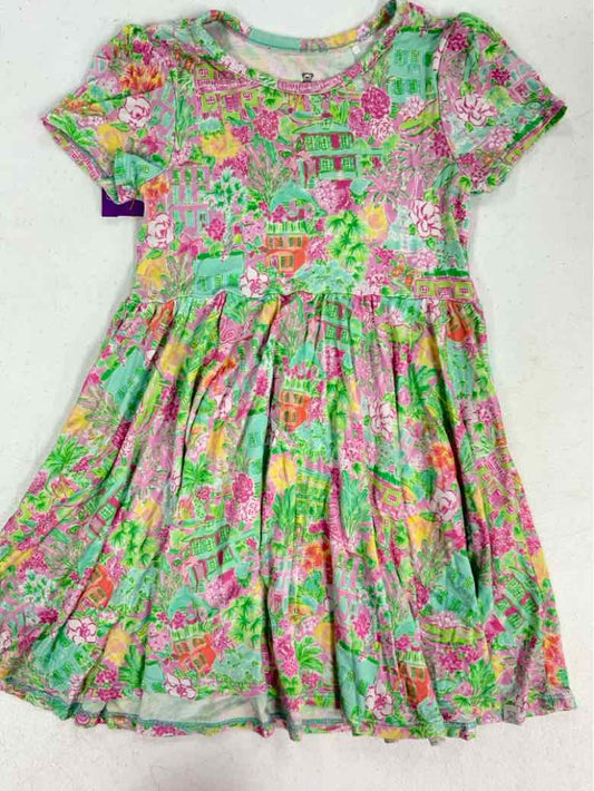 LITTLE SNUGGLE Green Toddler Size 4 Girls CasualDress