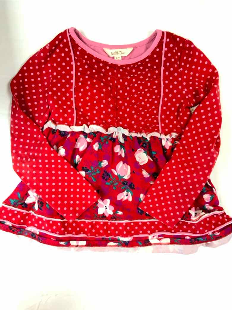 Matilda Jane (AA) Red Youth Size 6 Girls LSTop