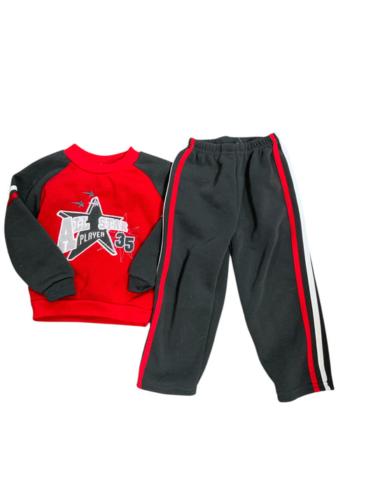 Mad Game (D) Red Toddler Size 3T Boys 2PCCasual