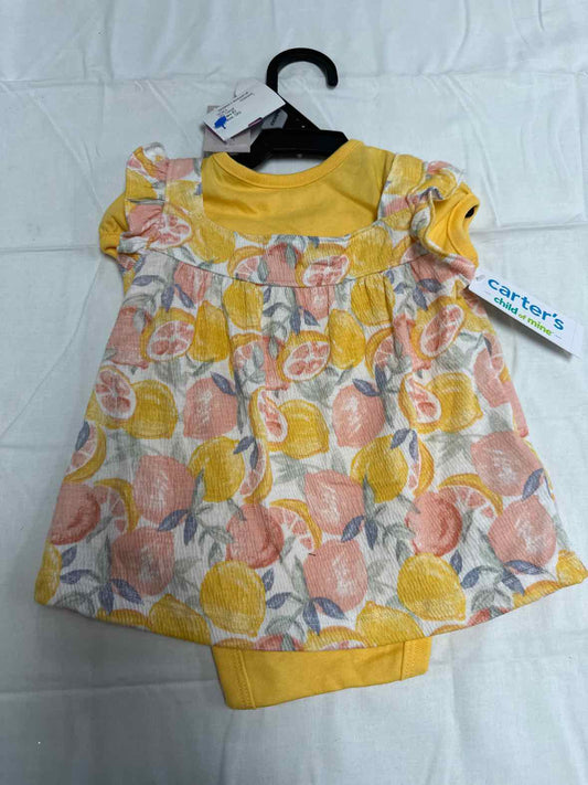 Carters (C) Yellow Infant Size 6 MO Girls 1PC Casual