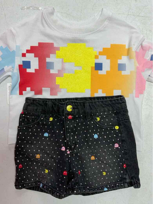 Justice (D) White Toddler Size 6 Girls 2PCCasual