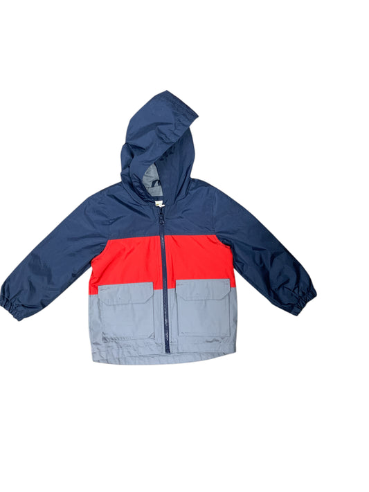 Simple Joys by Cartes Navy Toddler Size 3T Boys Raincoat