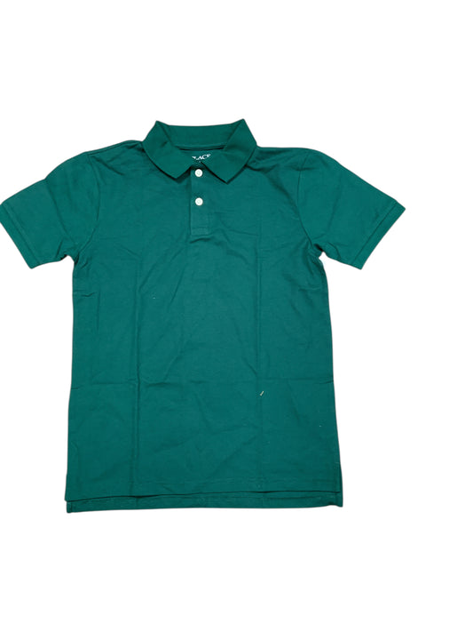 Children's Place (D) Green Youth Size 12 Boys UniformTopSS