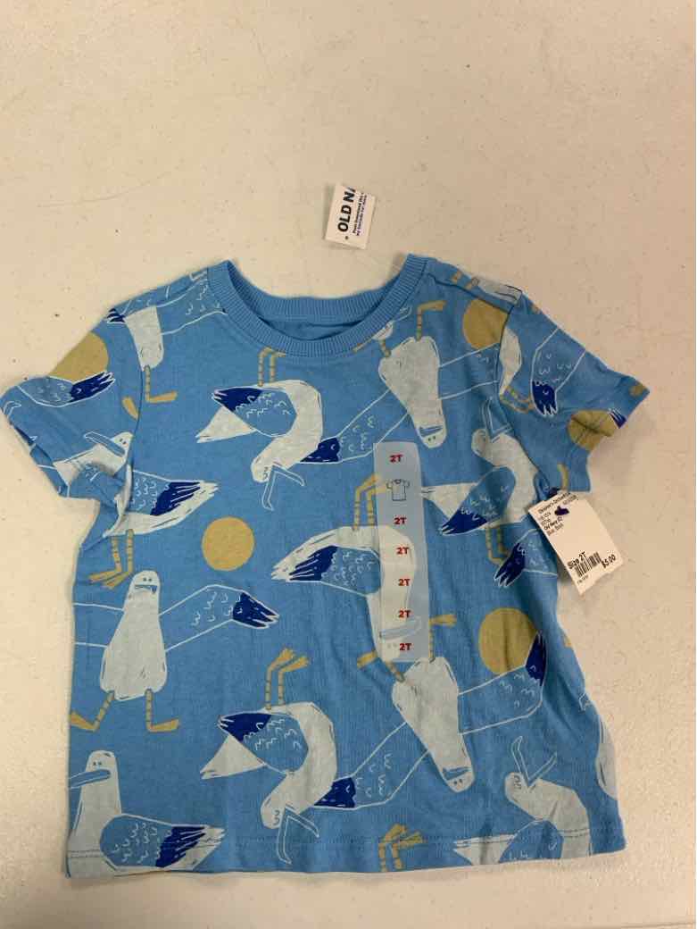 Old Navy (C) Blue Toddler Size 2T Boys SSTop