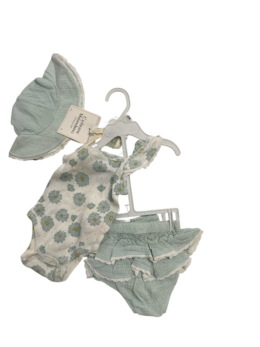 Catherine Maladrino (D) Blue Infant Size 9 MO Girls 3PC Casual