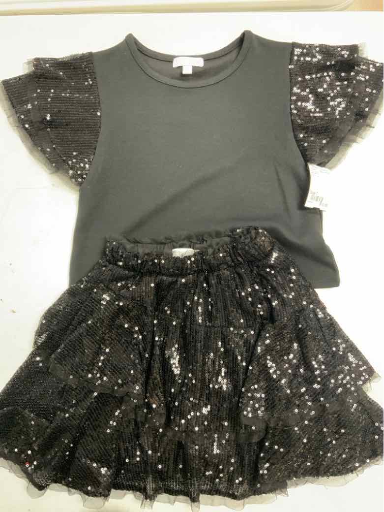 Btween (C) Black Youth Size 7 Girls 2PCCasual
