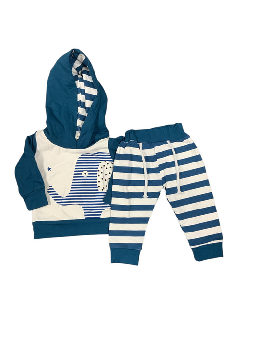 no  brand Blue Infant Size 6 MO Boys 2PC Casual