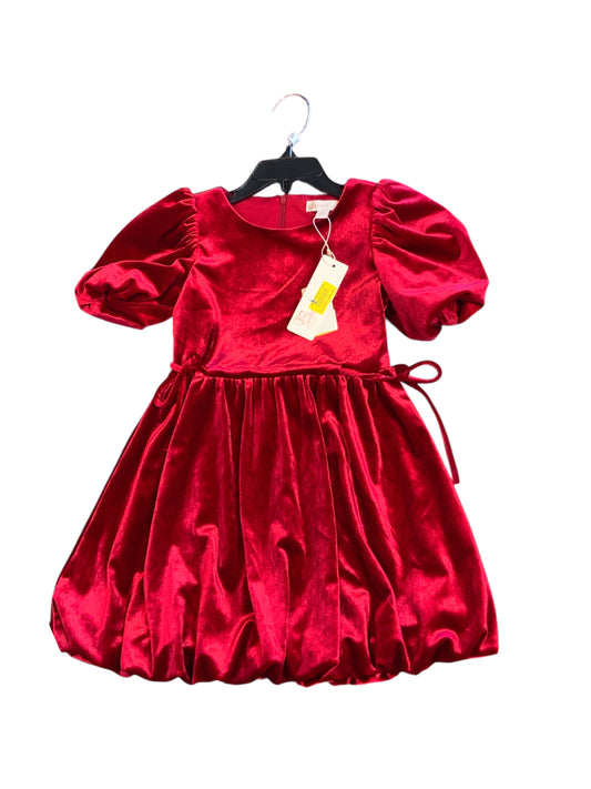 GB Girls (AA) Red Toddler Size 4 Girls CasualDress