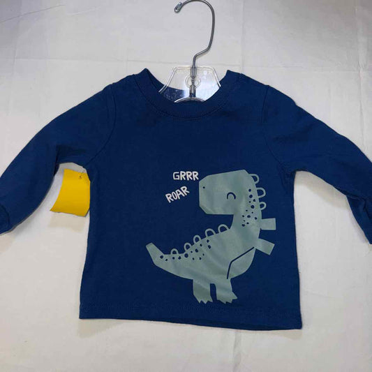 Garanimals (E) Blue Infant Size 6 MO Boys LSTop
