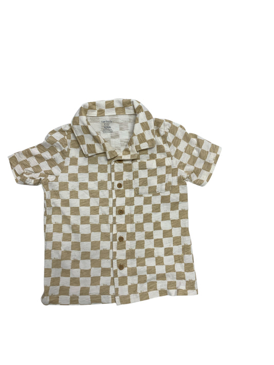 Carters (C) Khaki Toddler Size 4 Boys ButtondownSS