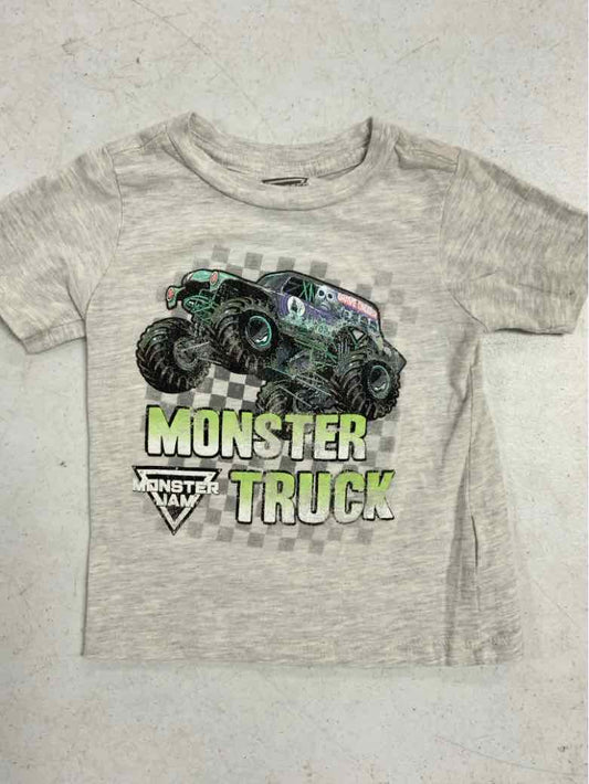monster jam Gray Toddler Size 2T Boys SSTop