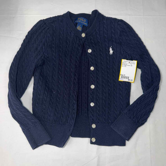 Polo Ralph Lauren (A) Blue Toddler Size 5 Girls SweaterLight