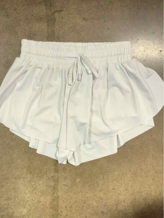 suzette White Youth Size 14 Girls ShortAthletic