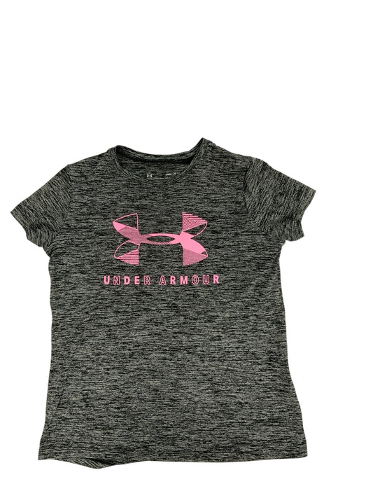 Under Armour (B) Gray Youth Size 8 Girls SSTop
