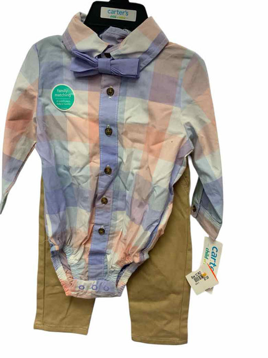Carters (C) Easter Infant Size 12 MO Boys 2PC Casual