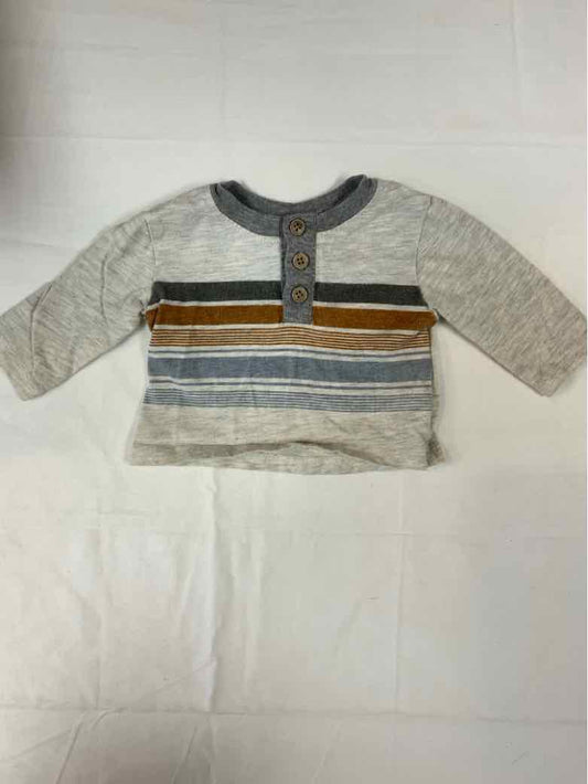 little lad Cream Infant Size 3 MO Boys LSTop