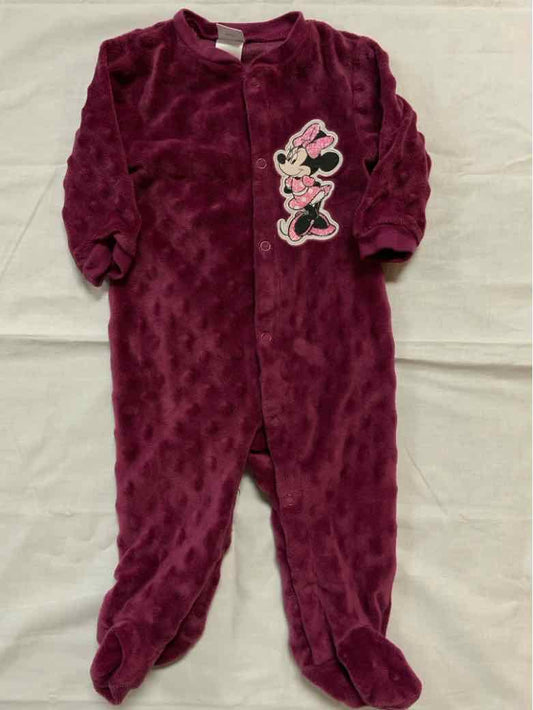 Disney Babies (C) Purple Infant Size 6 MO Girls 1PCSleepwear