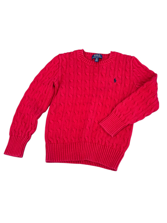 Polo Ralph Lauren (A) Red Youth Size 8 Boys Sweatshirt