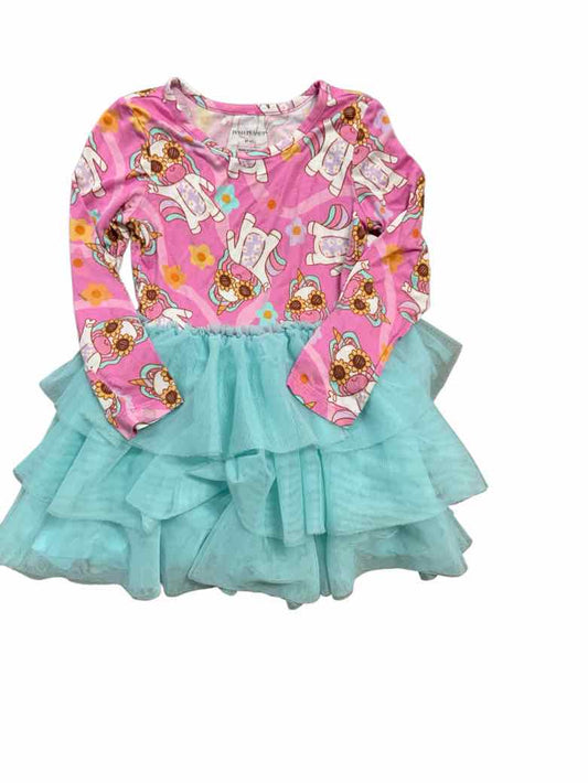 Posh Peanut (A) Pink Toddler Size 4T Girls CasualDress