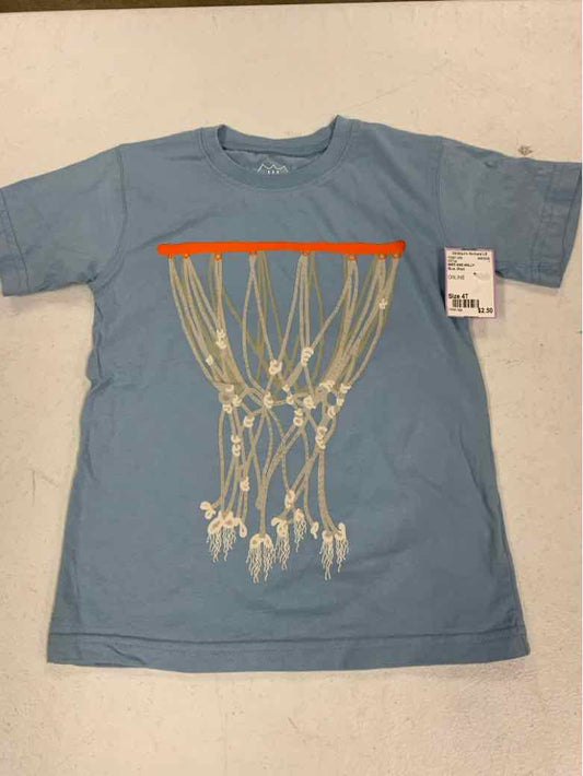 WES AND WILLY Blue Toddler Size 4T Boys SSTop