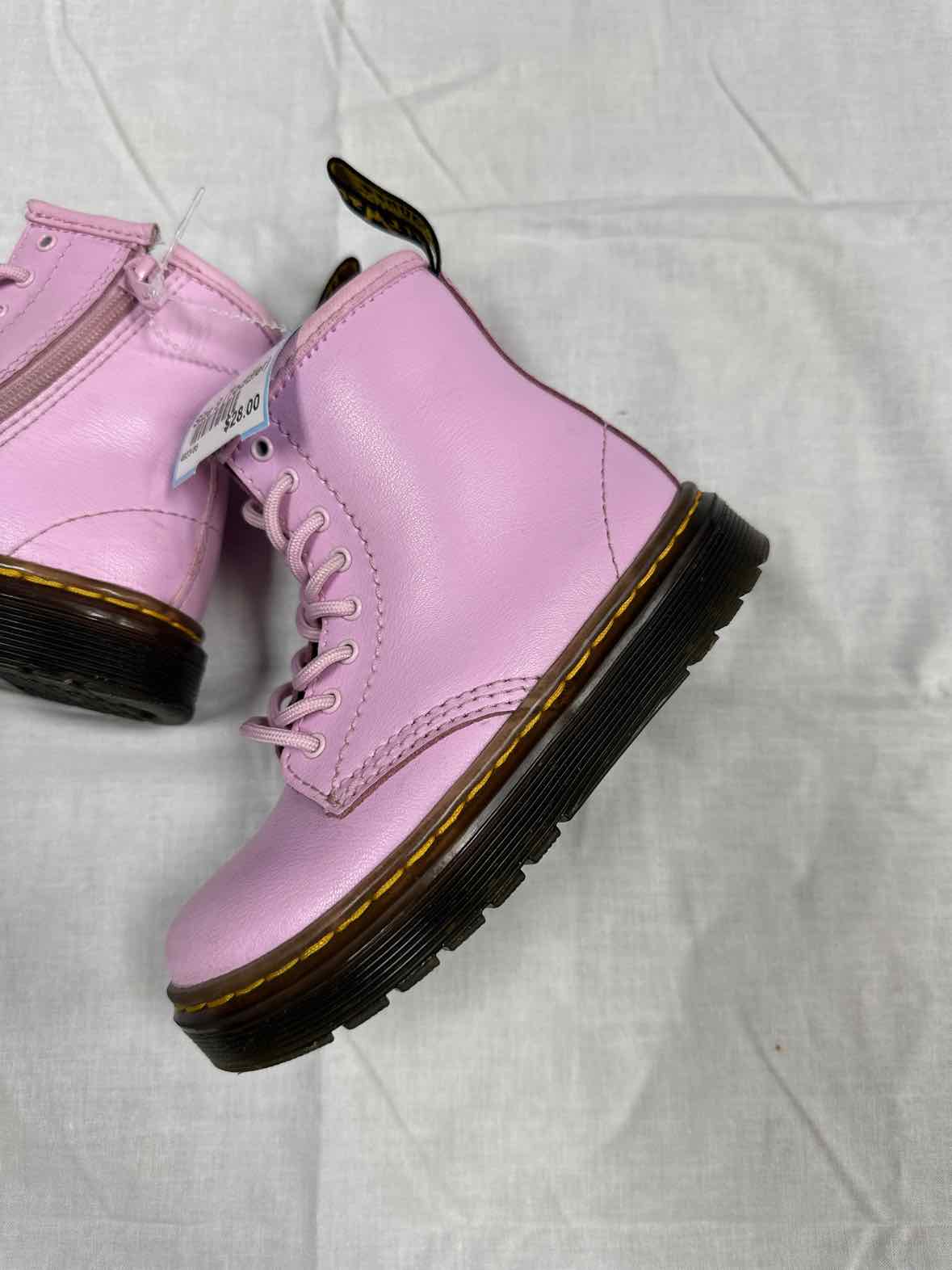 Dr.MARTENS Pink Toddler Shoe Size 9 (Toddler) Girls FashionBoots