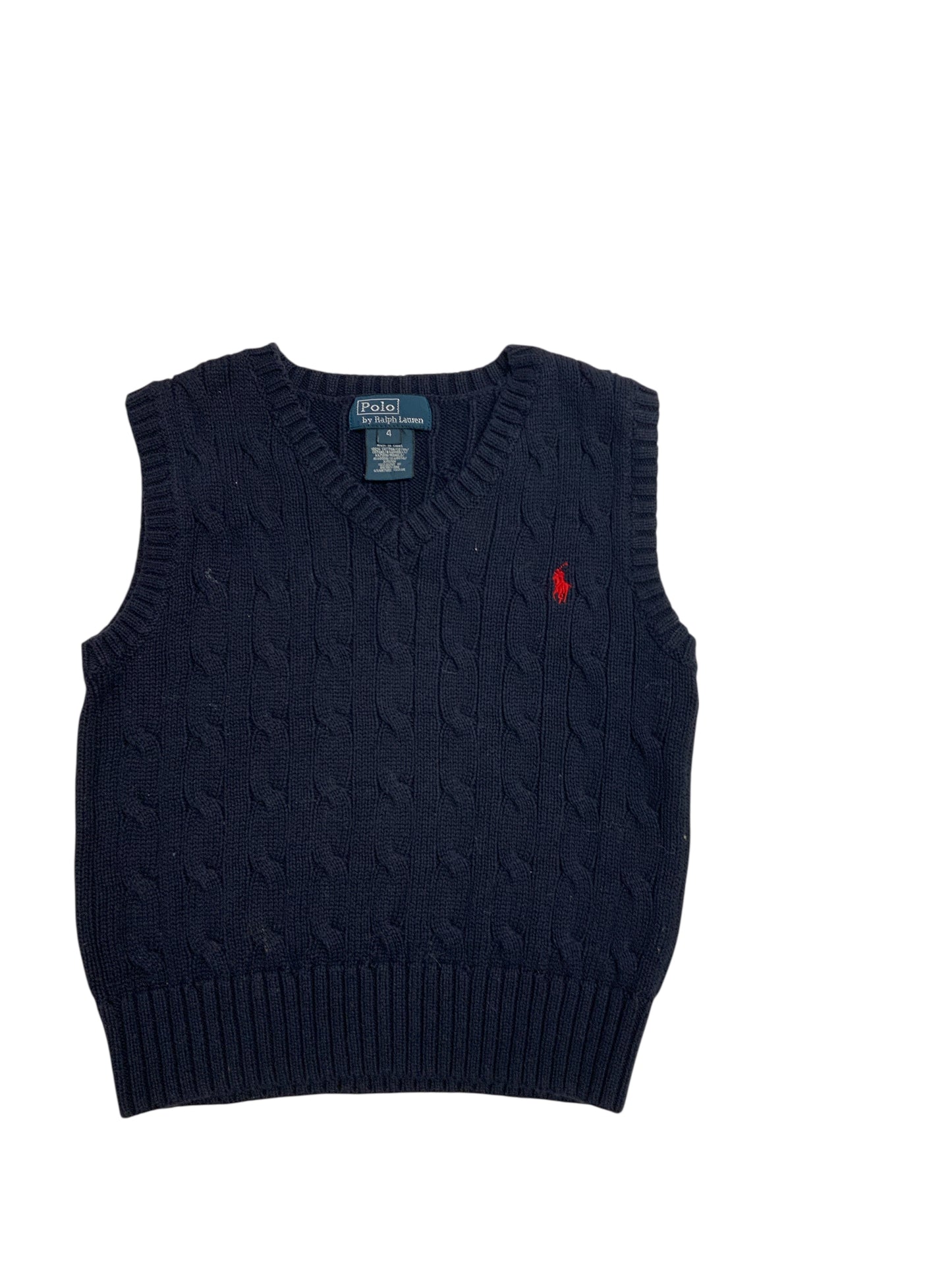 Polo Ralph Lauren (A) Navy Toddler Size 4 Boys TopVest