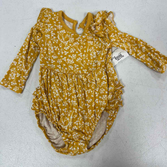 Little Sleepies (A) Yellow Infant Size 6 MO Girls 1PC Casual
