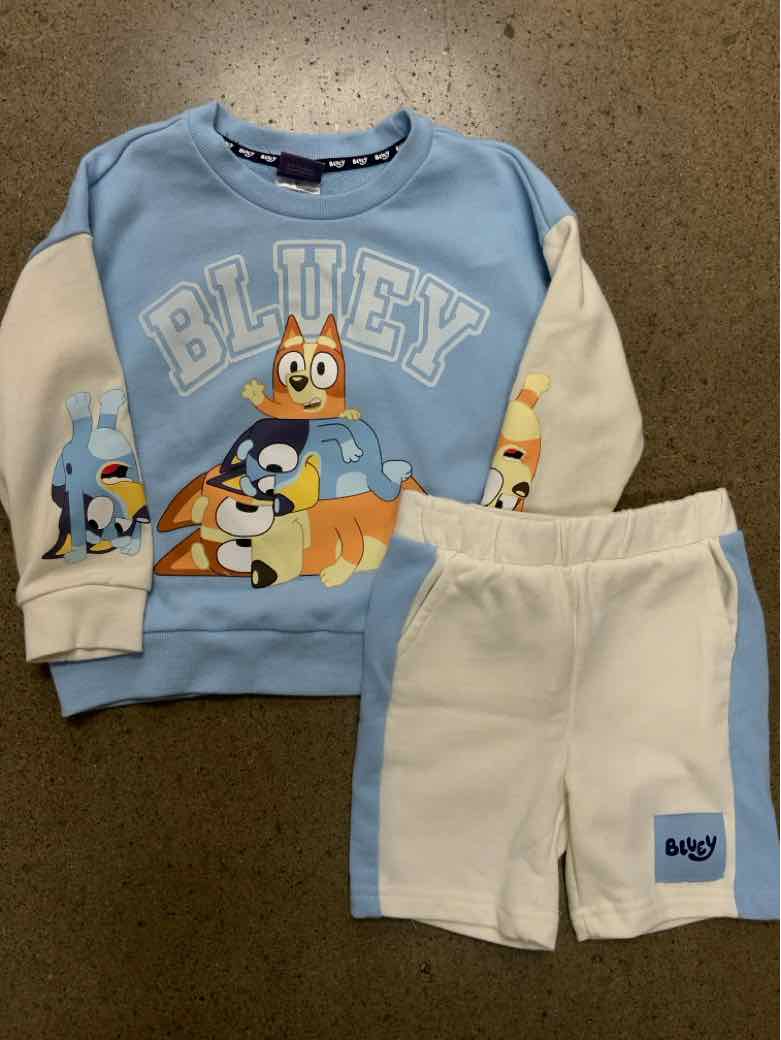 BLUEY Blue Toddler Size 4T Boys 2PCCasual