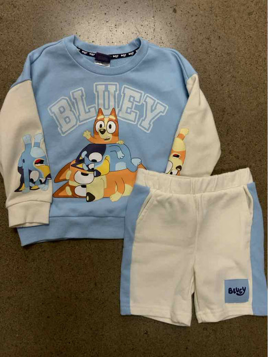 BLUEY Blue Toddler Size 4T Boys 2PCCasual