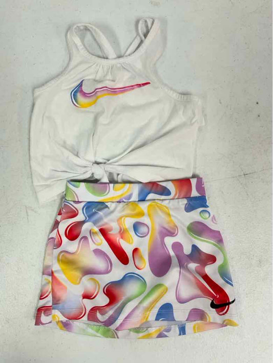 Nike (B) White Infant Size 12 MO Girls 2PC Casual