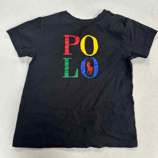 Polo Ralph Lauren (A) Black Youth Size 6 Boys SSTop