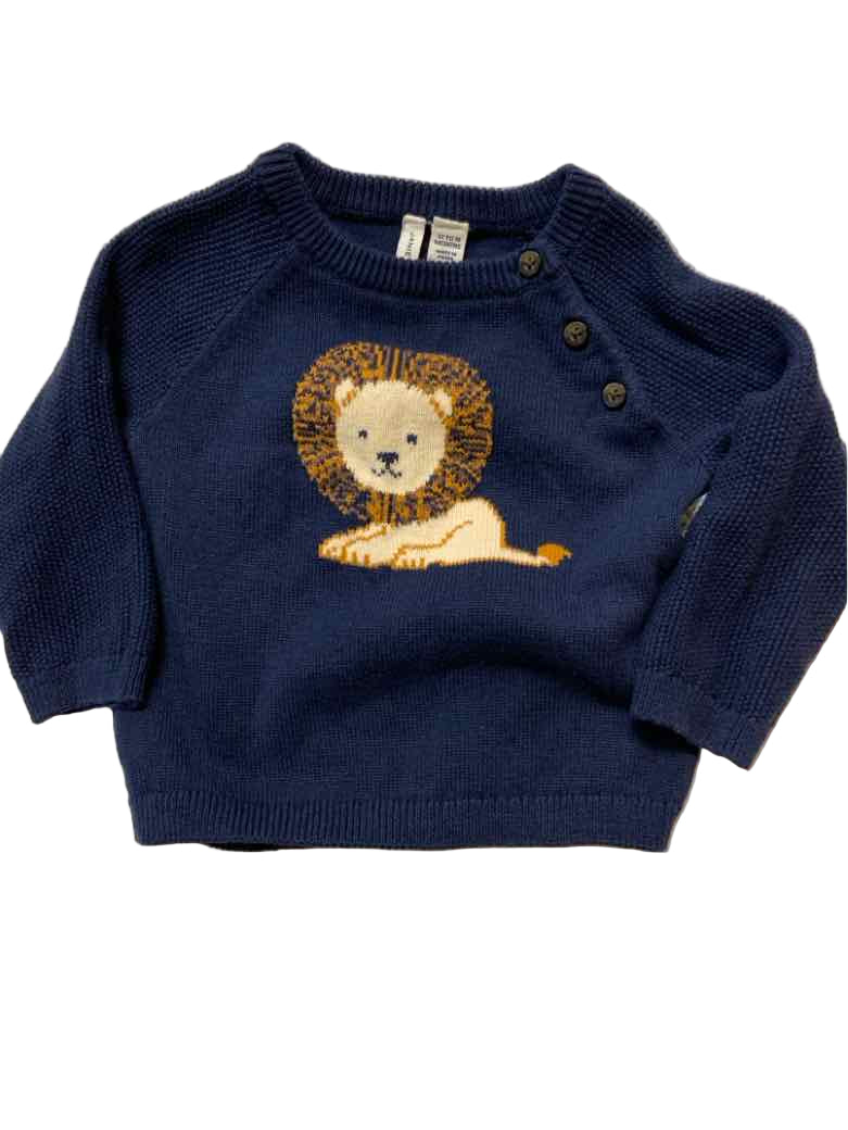 Janie and Jack (A) Navy Infant Size 18 MO Boys LSTop