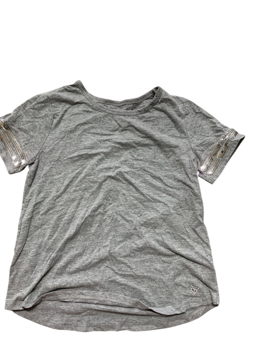 Justice (D) Gray Youth Size 14 SSTop