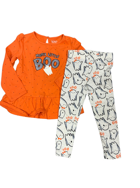 Carters (C) Orange Toddler Size 2T Girls 2PCCasual