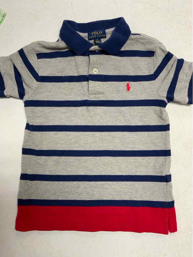Polo Ralph Lauren (A) Blue Toddler Size 5 Boys SSTop