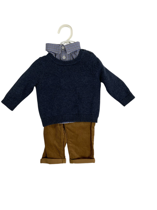 Starting Out (C) Blue Infant Size 6 MO Boys 3PC Dressy