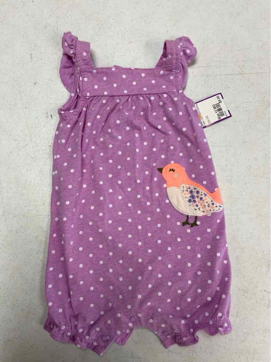 Carters (C) Purple Infant Size 12 MO Girls 1PC Casual