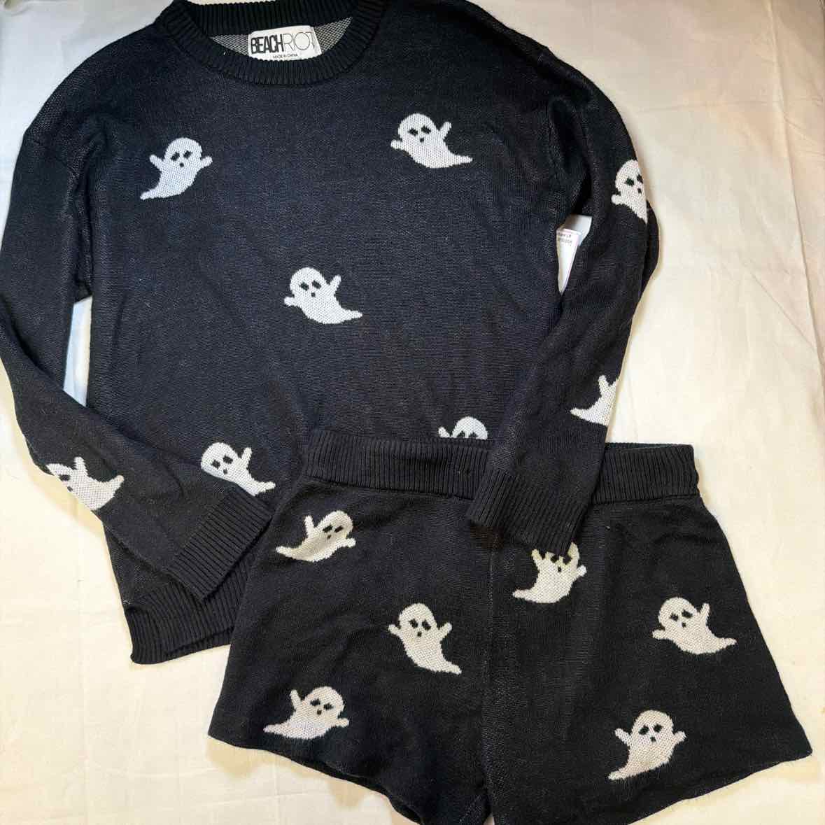 BEACH RIOT Black Youth Size 10 Girls 2PCCasual