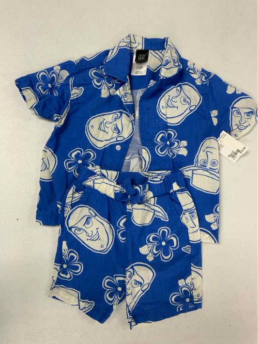 Disney (B) Blue Toddler Size 2T Boys 2PCCasual
