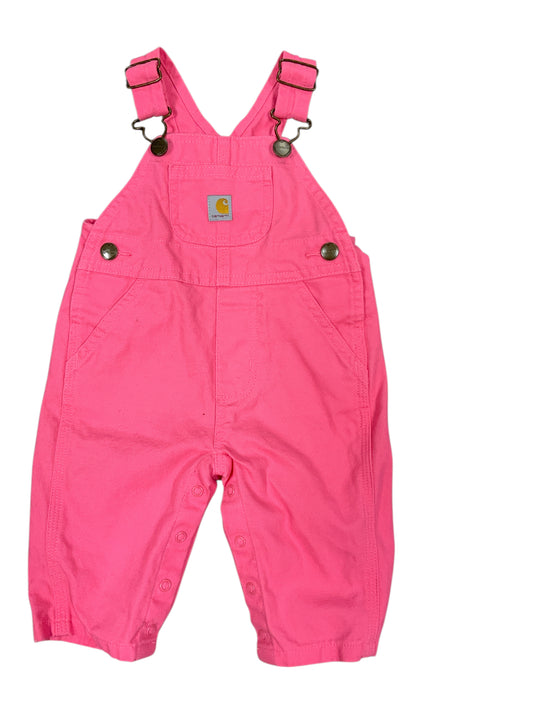 Carhartt (A) Pink Infant Size 3 MO Girls Overall Pant